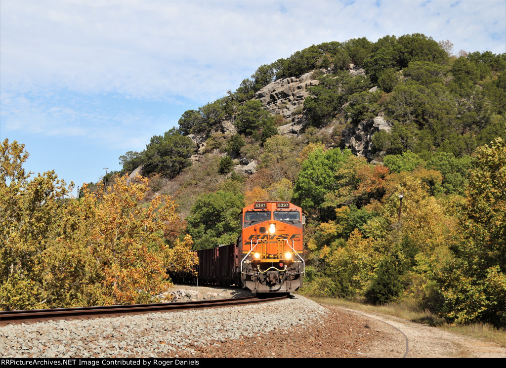 BNSF 8397 at Crusher Oklahoma